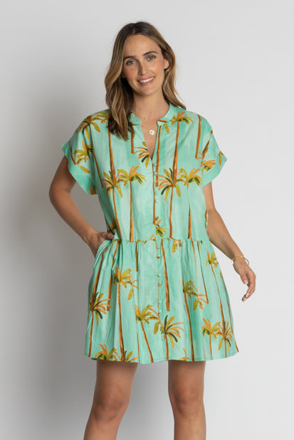 Image of Dresses. Productname: LulaLife Badira Dress Mist in Mist colour by brand - Lulalife