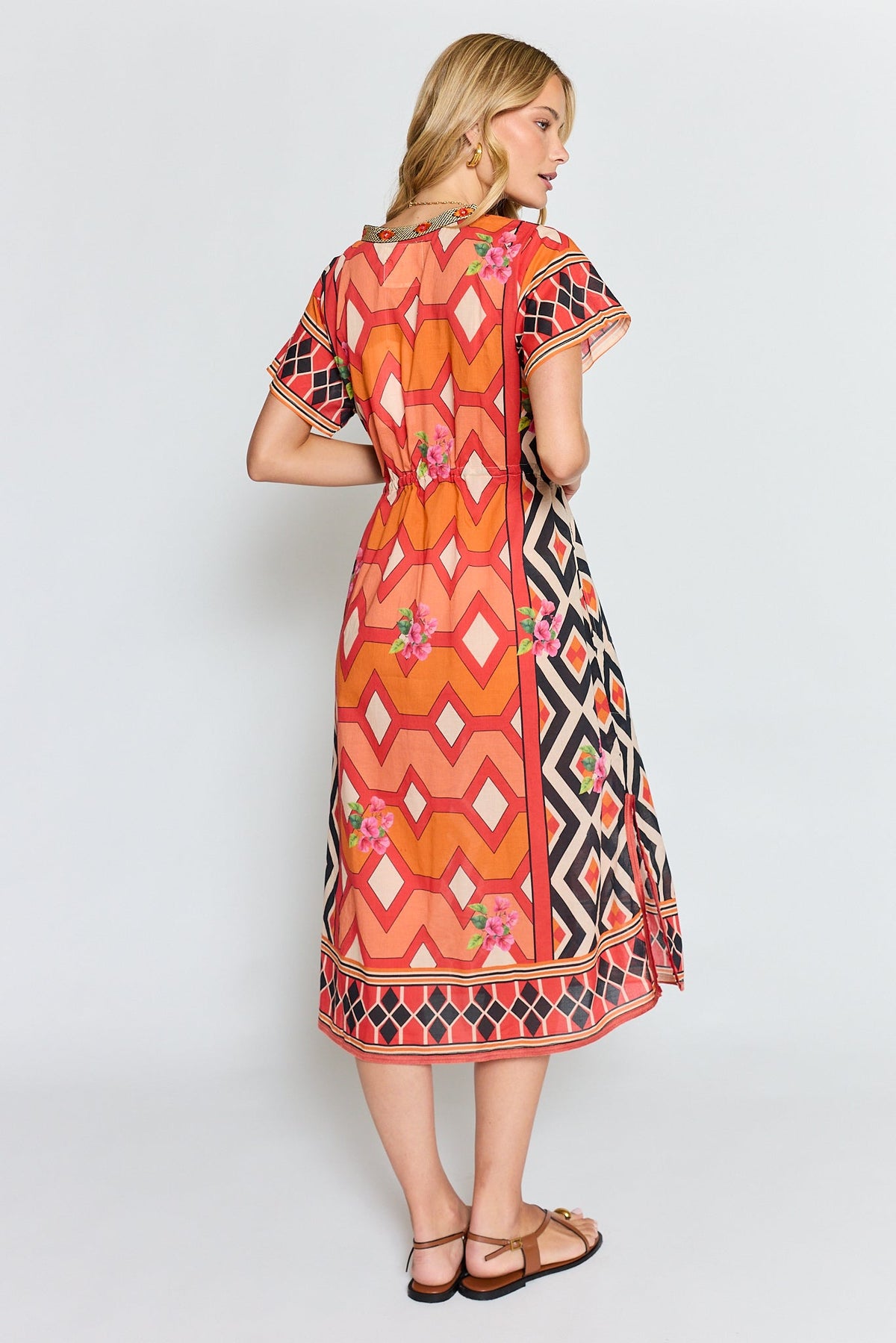 PRE SALE | LulaLife Bella Vista Midi Tangerine (Tan)