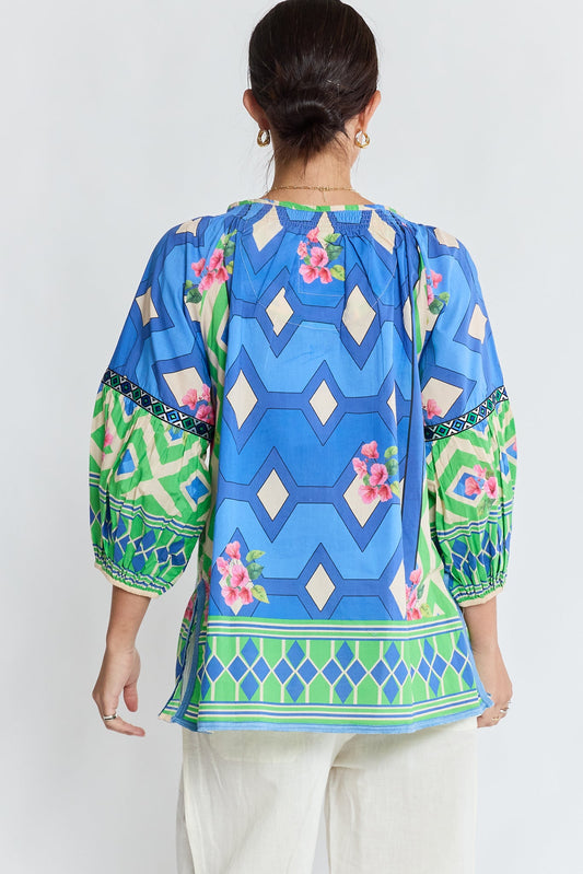 PRE SLAE | LulaLife Bella Vista Top Blueberry (Blue)