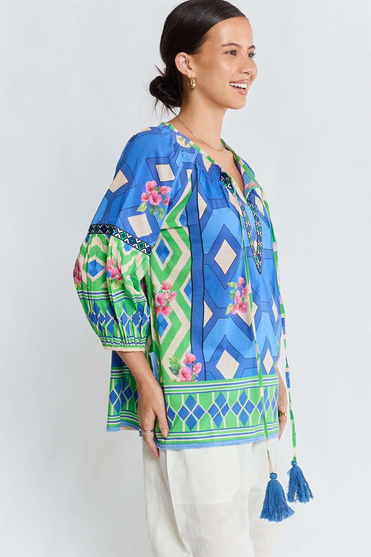 PRE SLAE | LulaLife Bella Vista Top Blueberry (Blue)