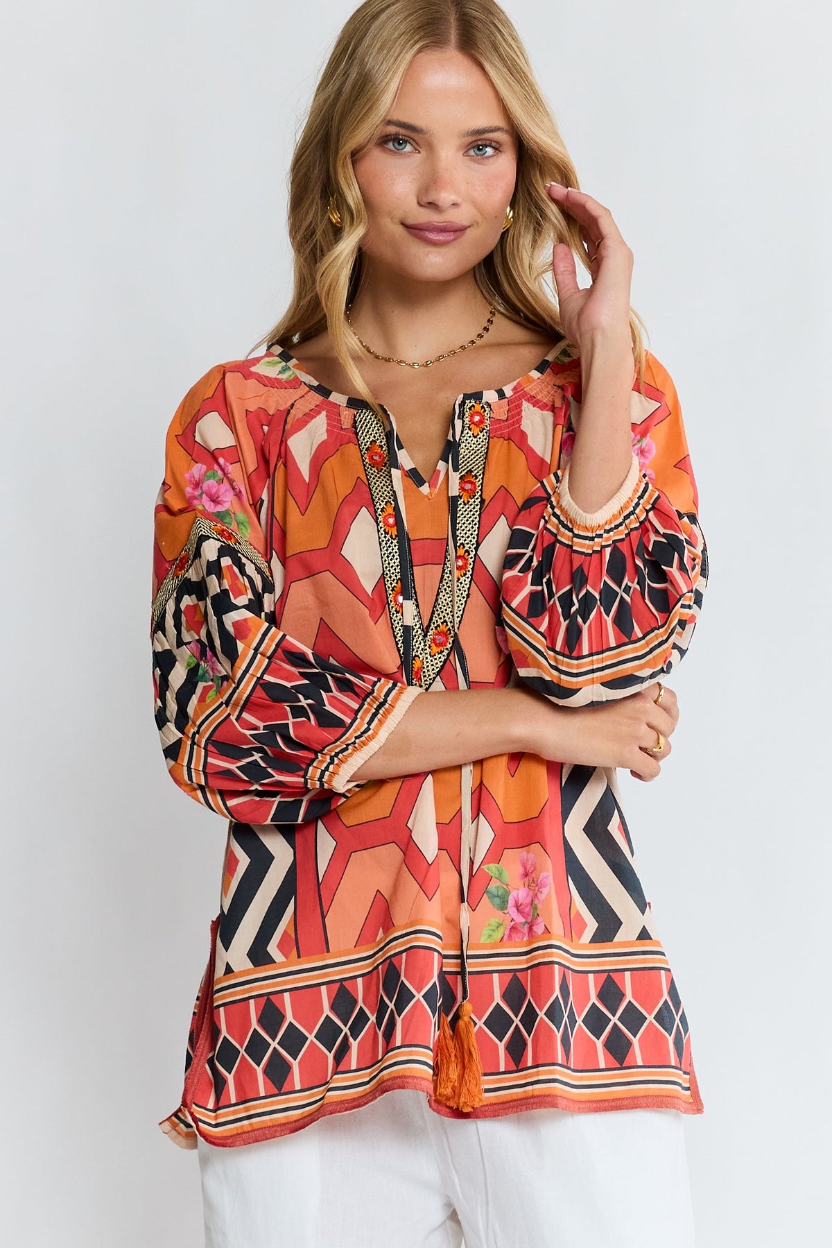 PRE SALE | LulaLife Bella Vista Top Tangerine (Tan)