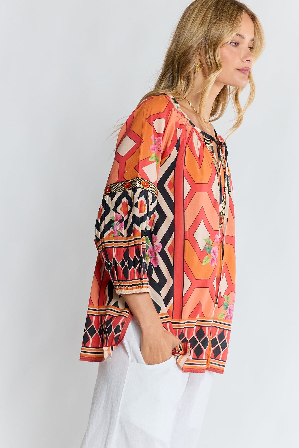 PRE SALE | LulaLife Bella Vista Top Tangerine (Tan)