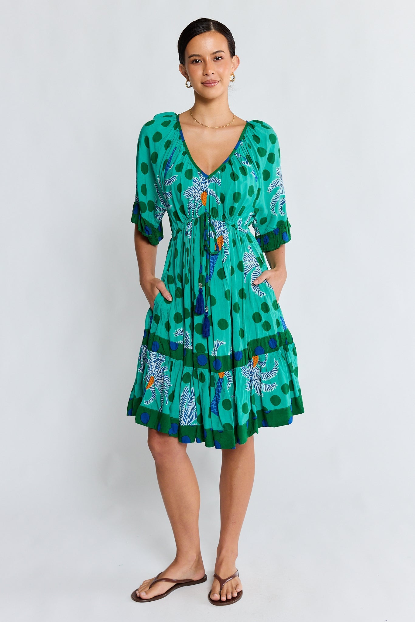 LulaLife Blanch Dress (Sea)