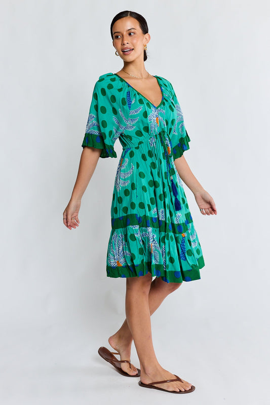 LulaLife Blanch Dress (Sea)