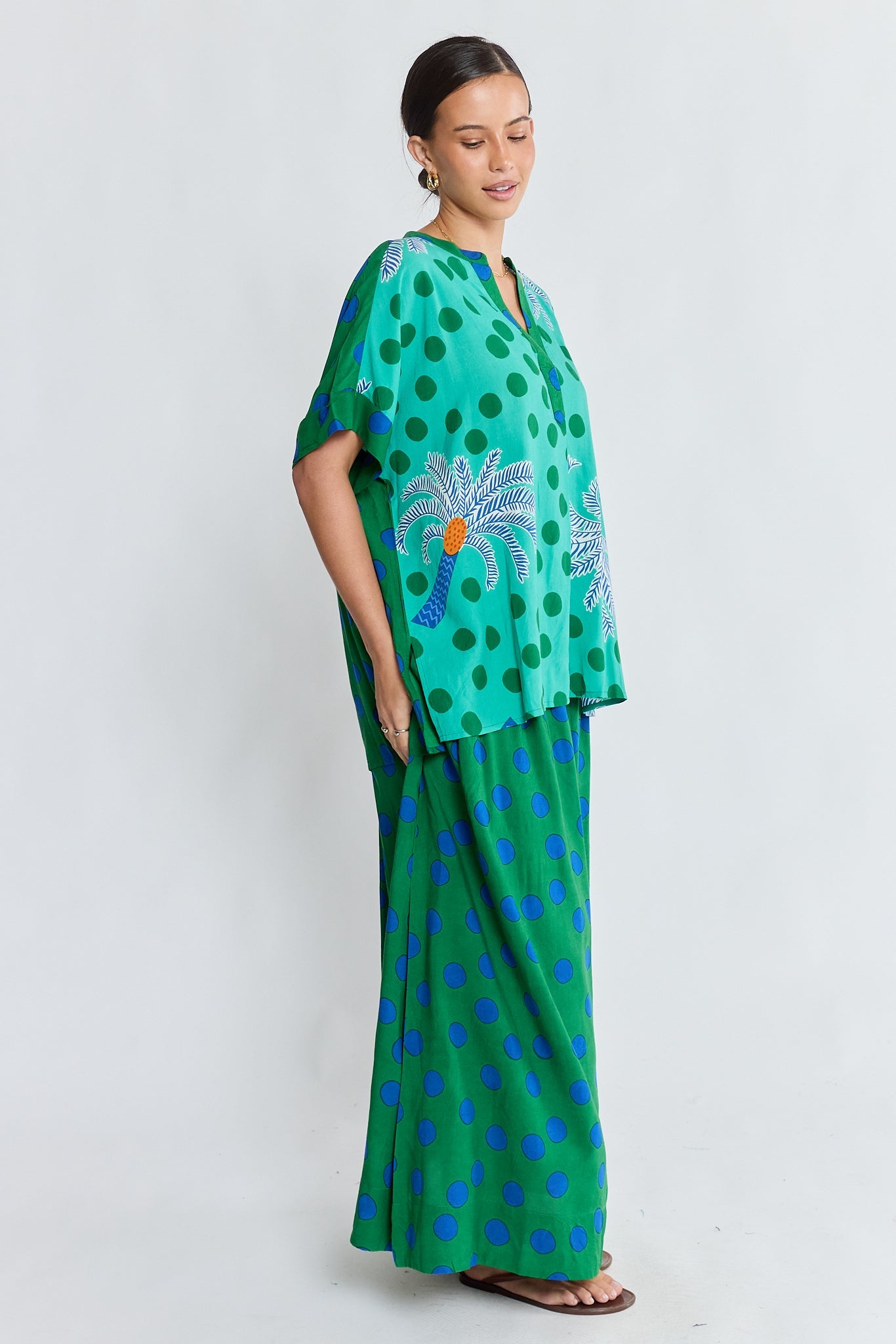 LulaLife Blanch Tab Top (Sea)