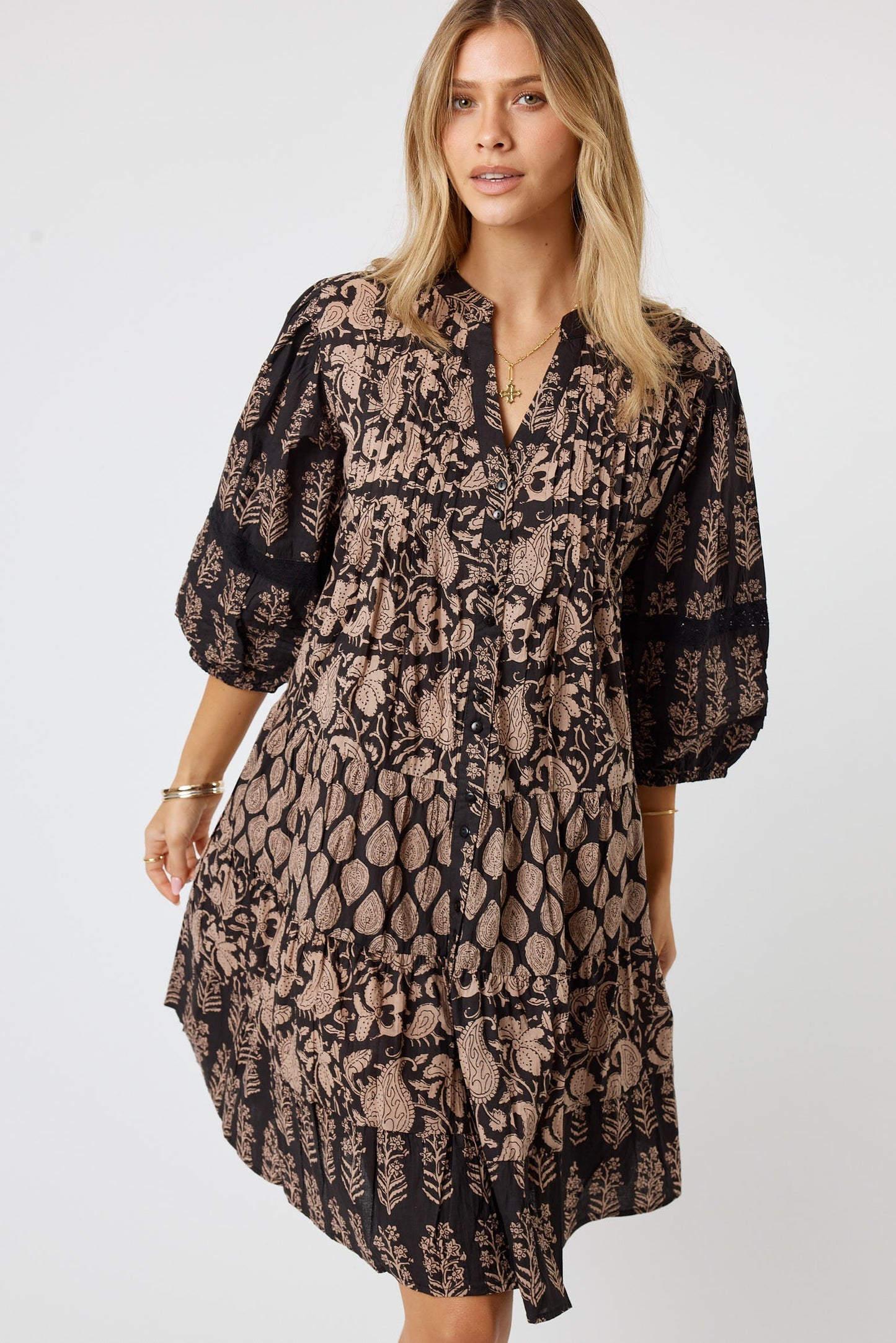 LulaLife Blythe Dress (Espresso)