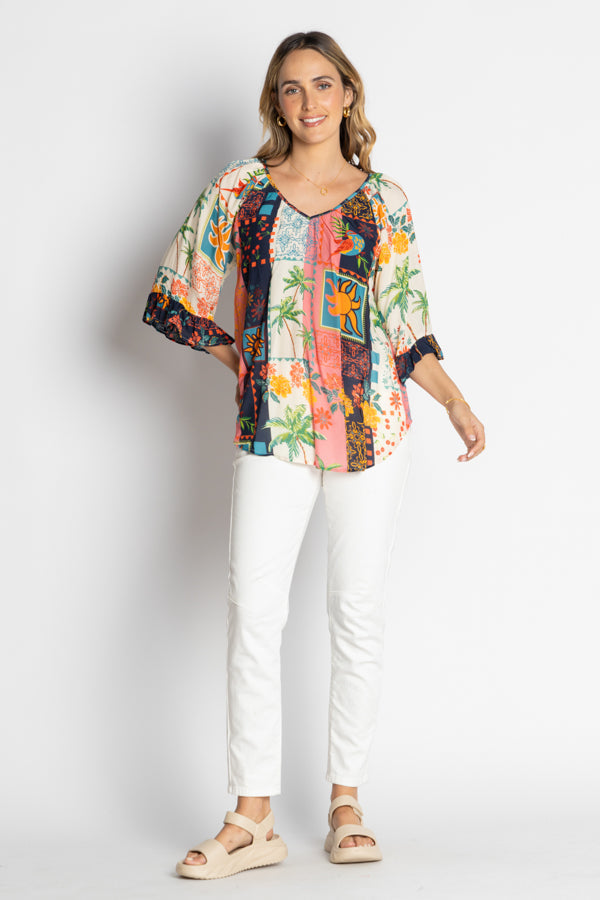 LulaLife Carina Top (Multi)