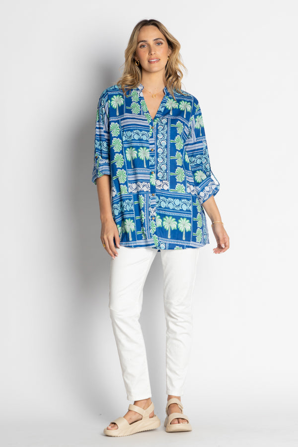 LulaLife Catira Top (Ocean)