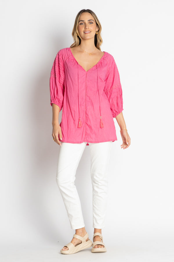 LulaLife Celeste Top (Pink)