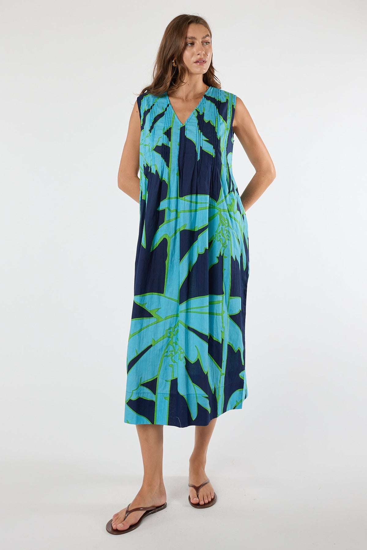 PRE SALE | LulaLife Colette S/L Midi (Navy)