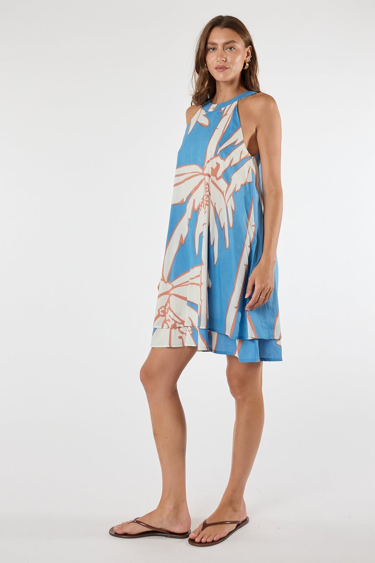 PRE SALE | LulaLife Colette Swing Dress (Sky)