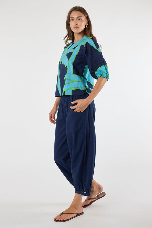 PRE SALE | LulaLife Colette Top (Navy)
