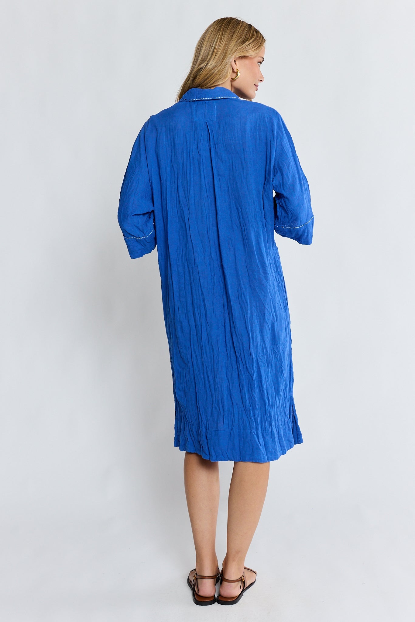 LulaLife Florida Kaftan Azure (Tan)