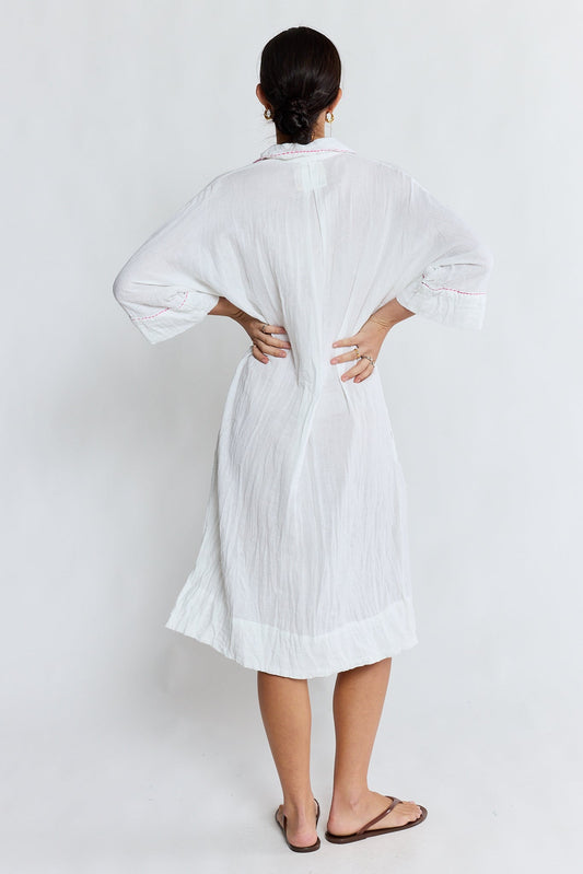 LulaLife Florida Kaftan (White)