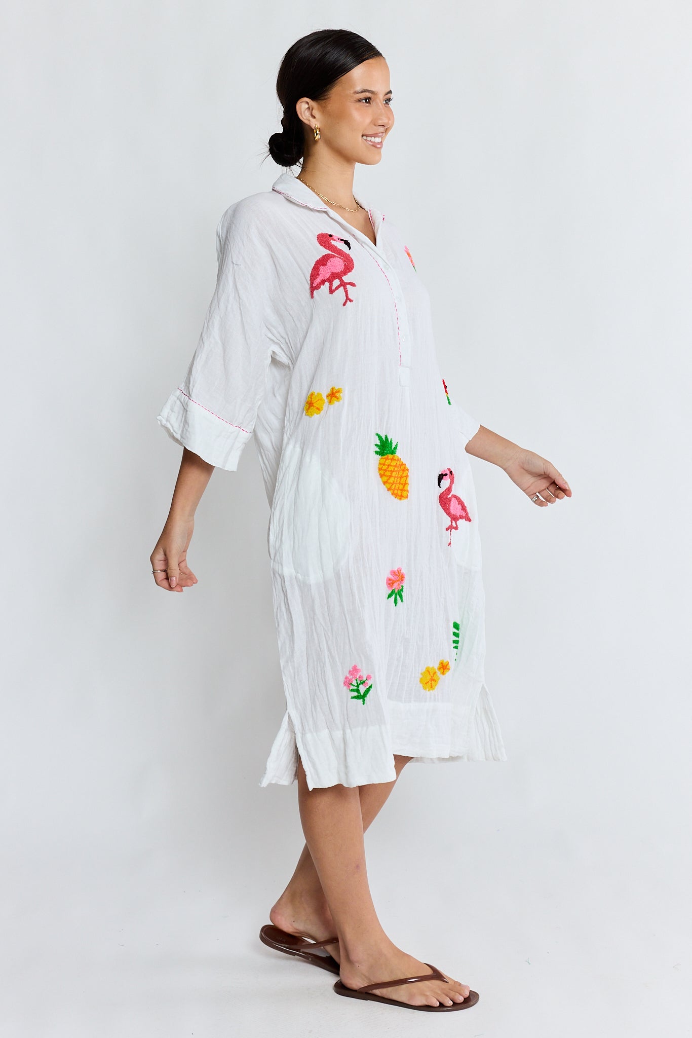 LulaLife Florida Kaftan (White)