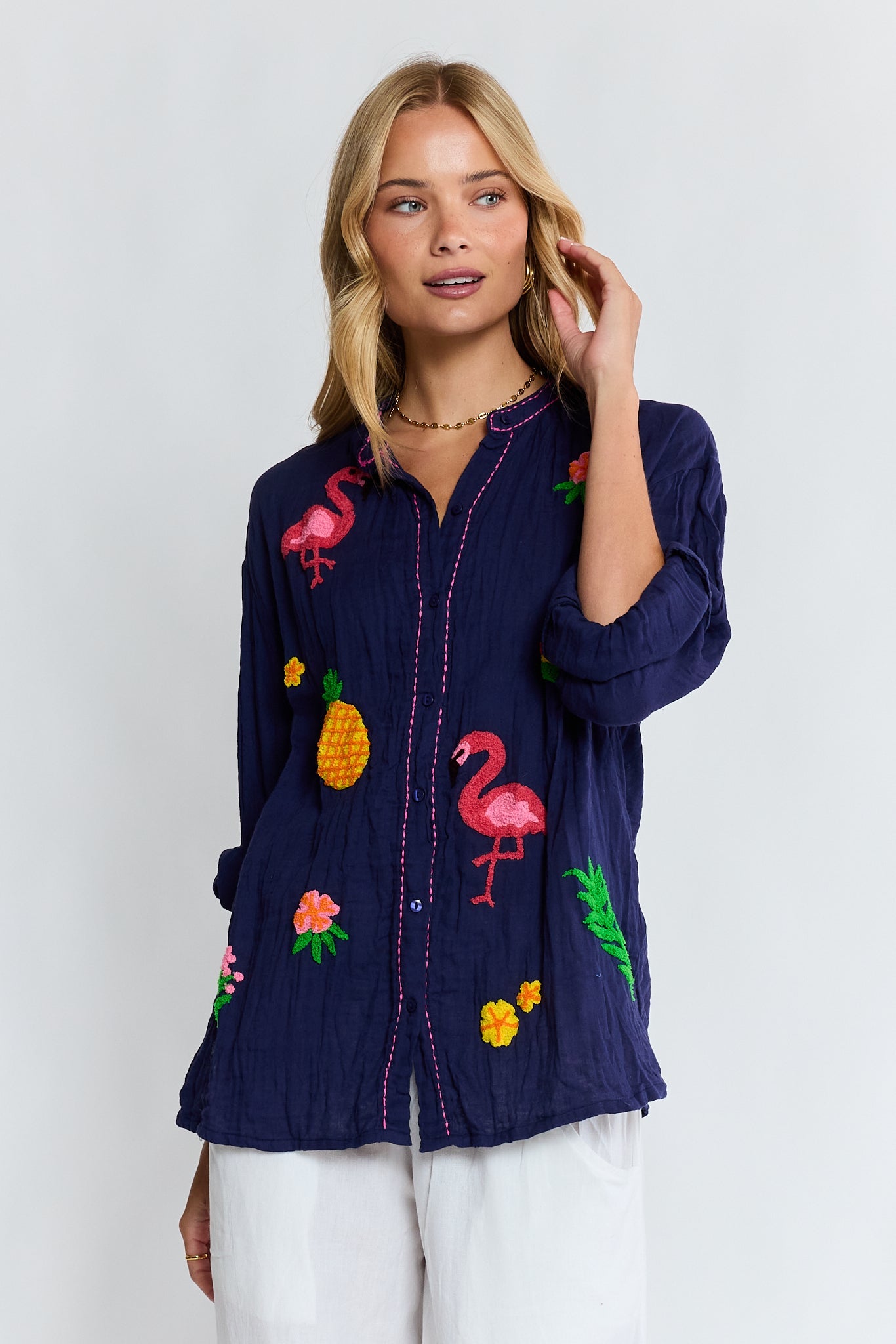 LulaLife Florida Shirt (Navy)