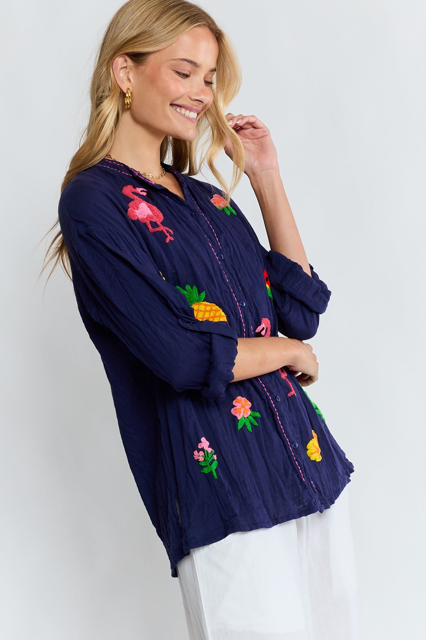 LulaLife Florida Shirt (Navy)