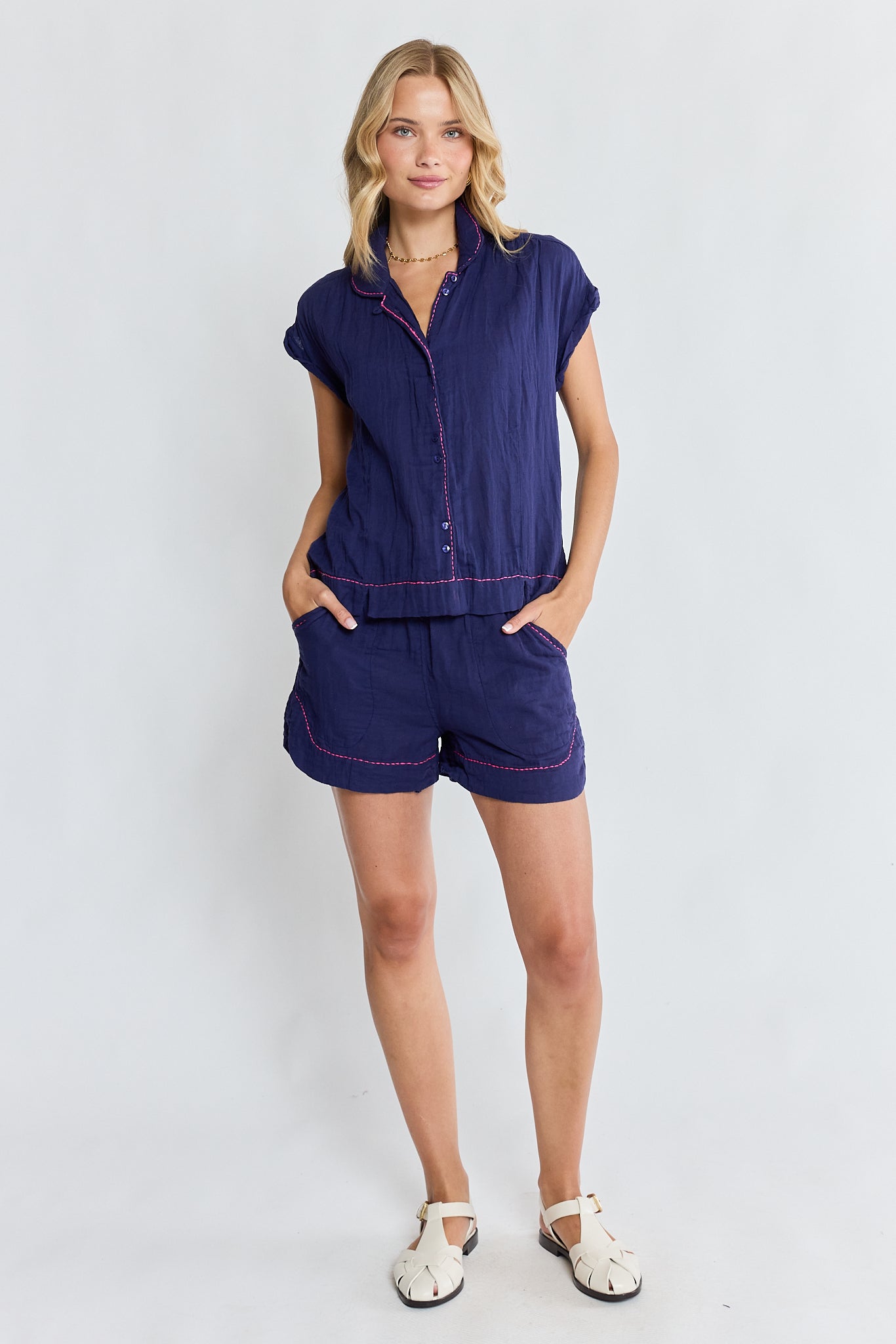 LulaLife Florida Top (Navy)