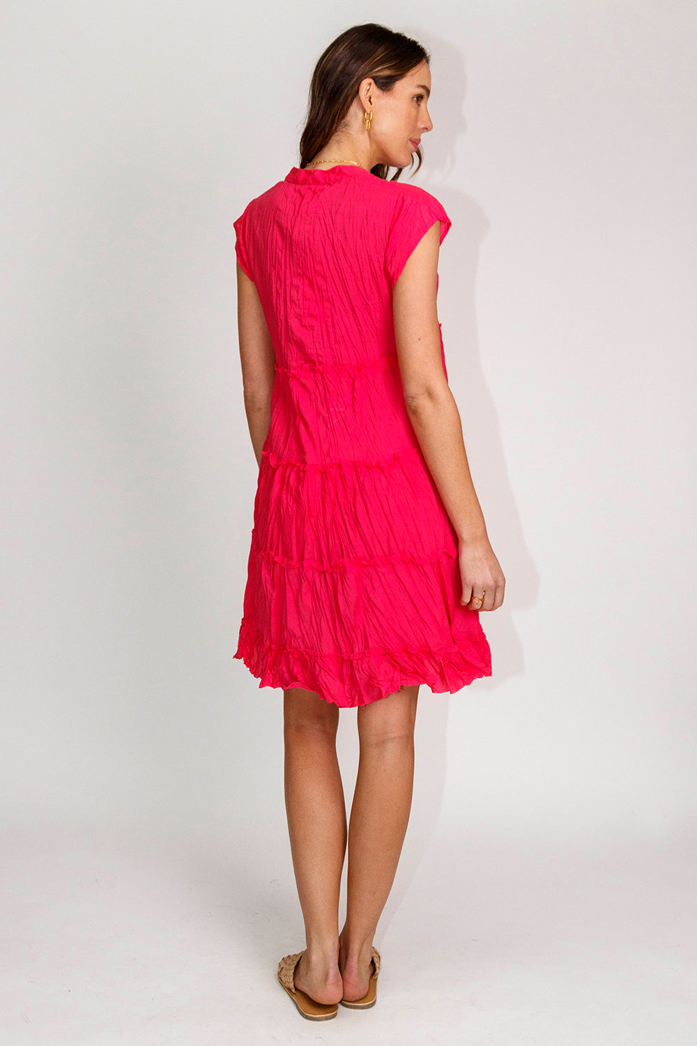 Lulalife Gwen Tier Dress (Melon)