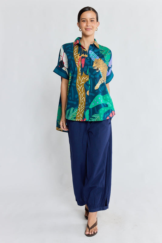 LulaLife Jungle Fever Shirt (Navy)