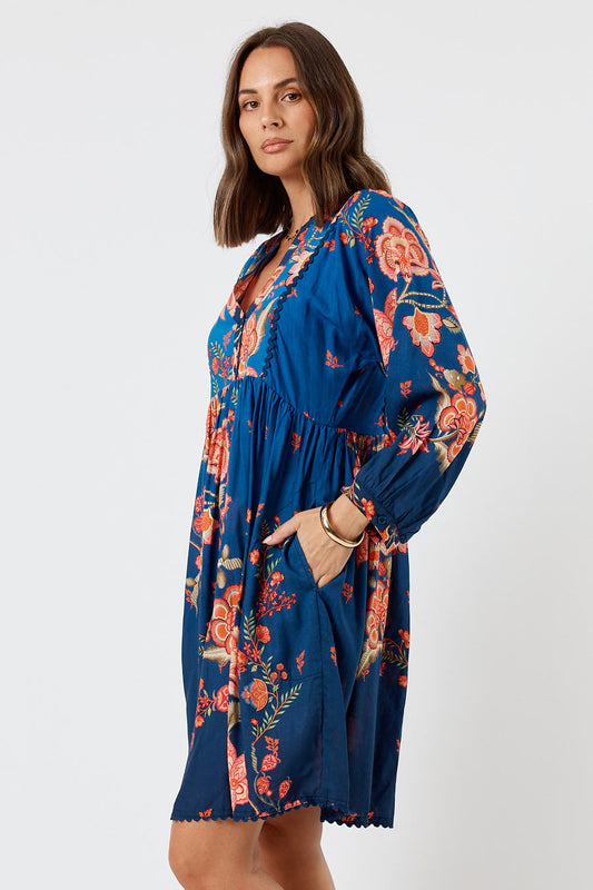 LulaLife Lovis Dress (Ocean)