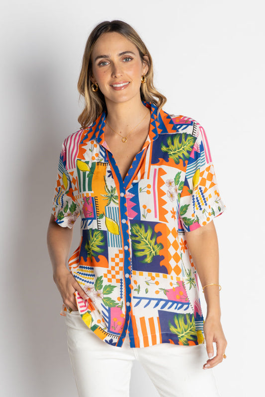 Image of Shirts. Productname: LulaLife Lyra Shirt Print in Print colour by brand - Lulalife