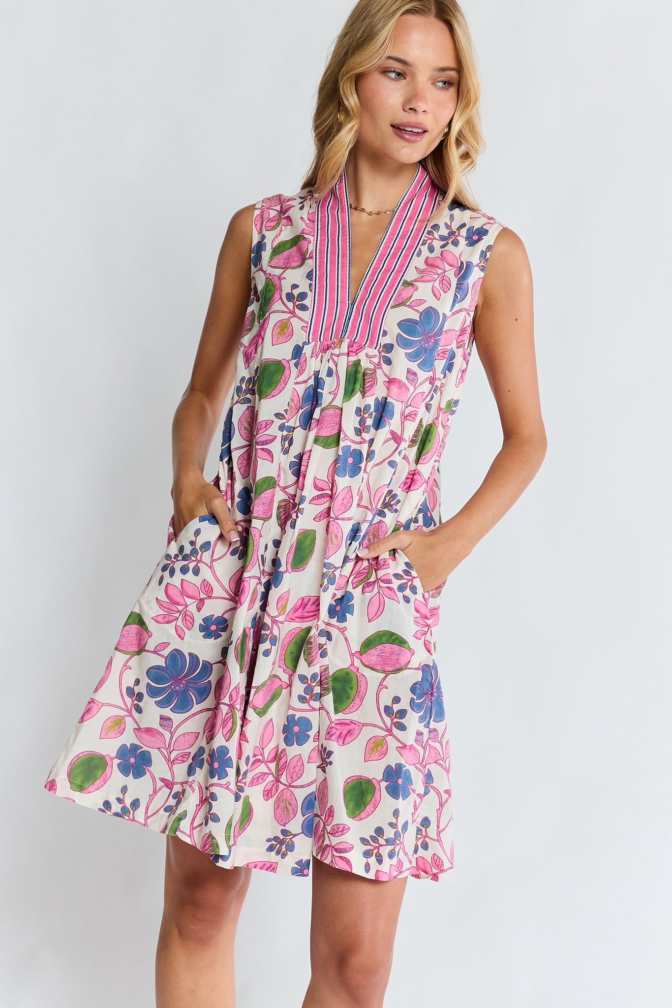 Image of Dresses. Product name - LulaLife Marais Sleeveless Dress in Dress colour by brand - Lulalife
