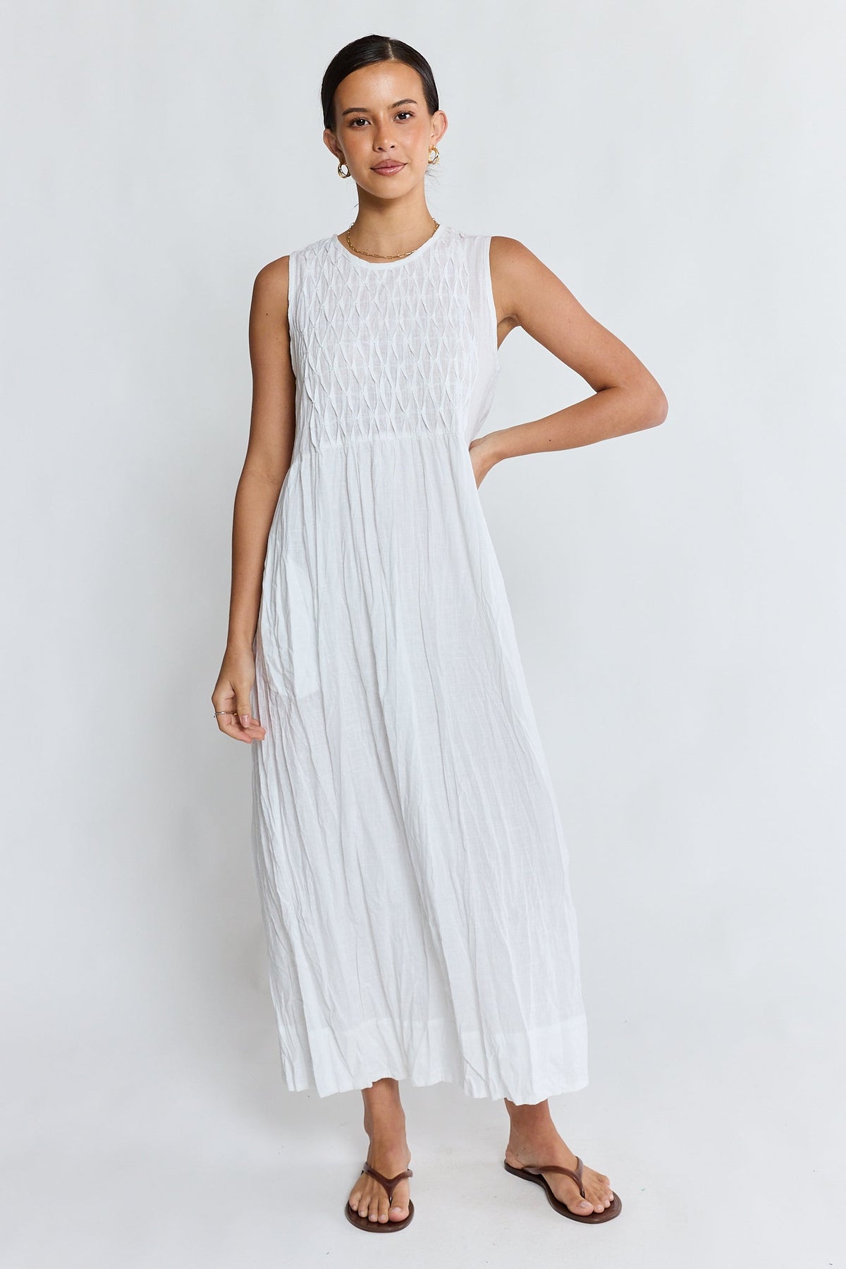 LulaLife Marilyn Maxi (White)