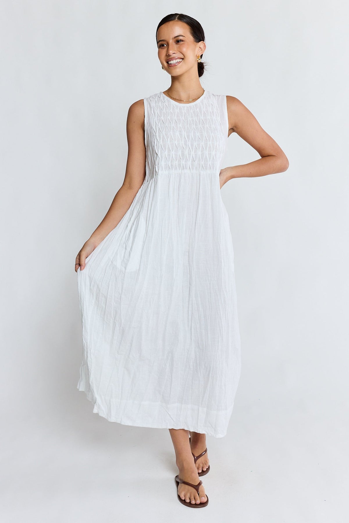 LulaLife Marilyn Maxi (White)