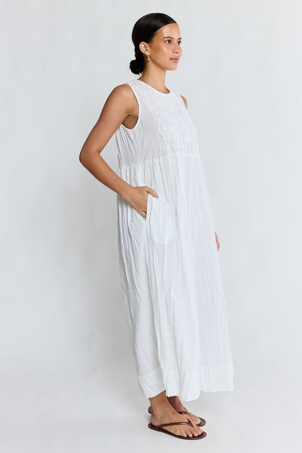 LulaLife Marilyn Maxi (White)