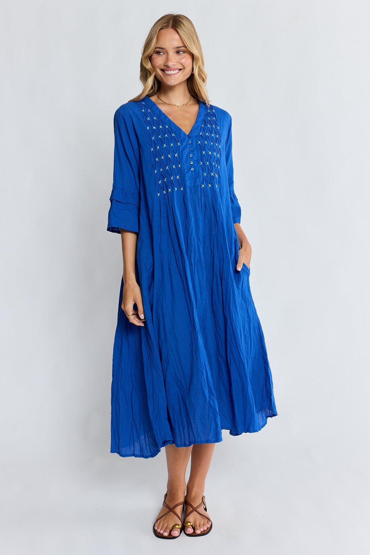 LulaLife Marilyn Midi (Azure)