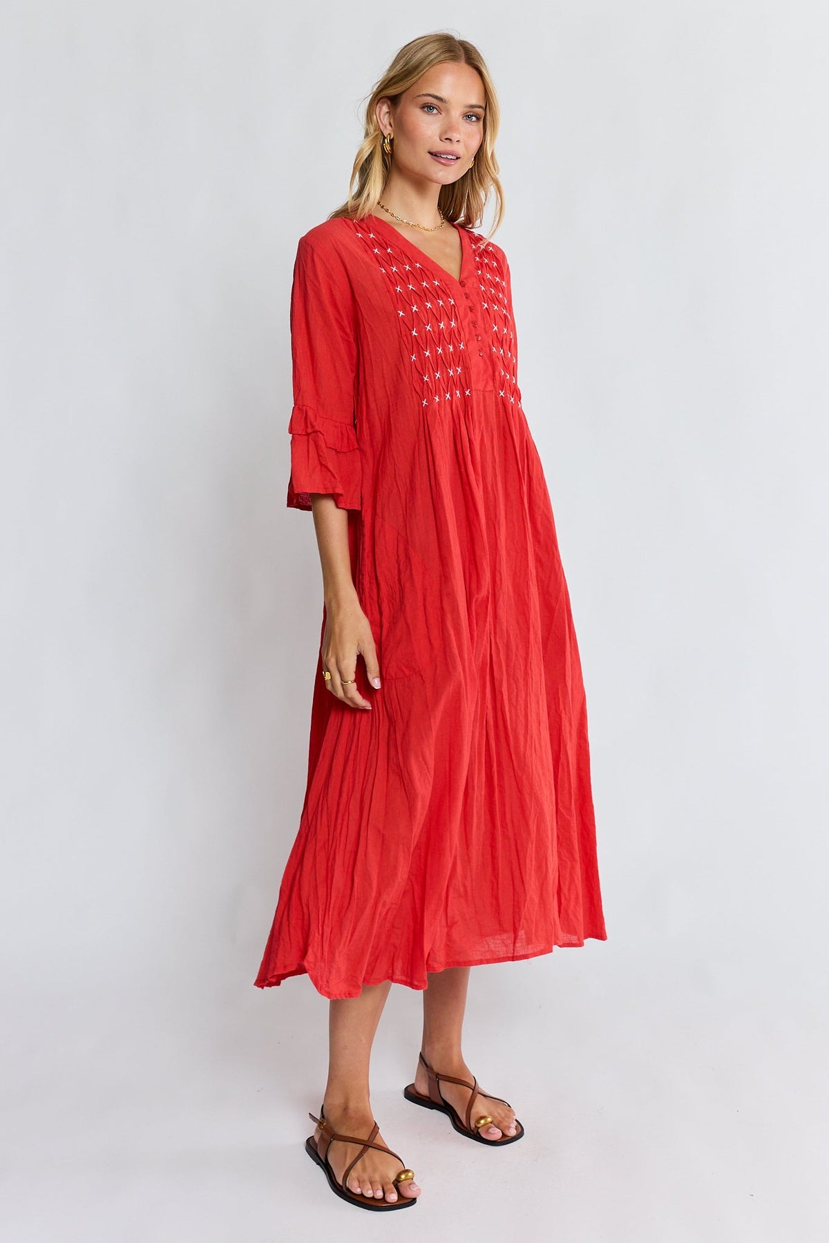 LulaLife Marilyn Midi (Red)