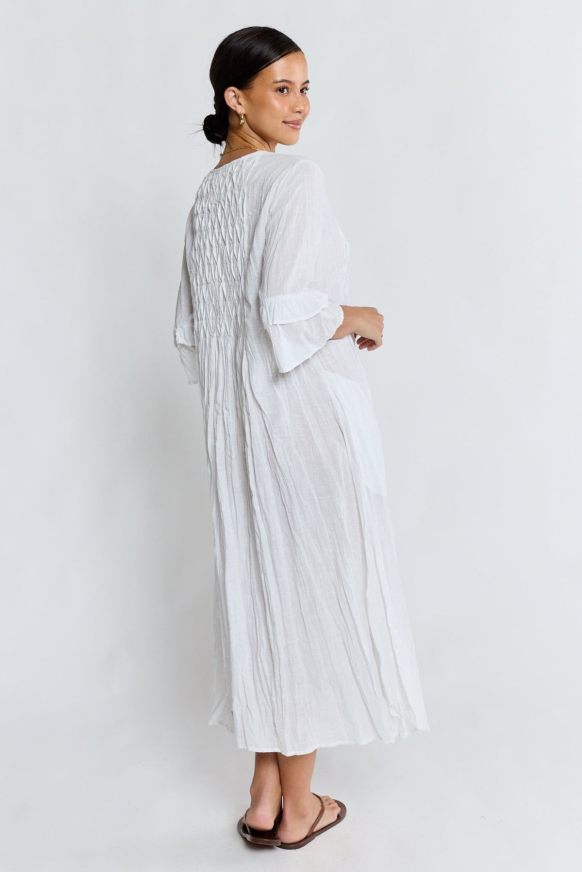 LulaLife Marilyn Midi (White)