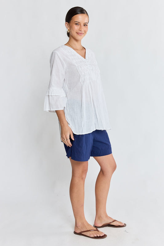 LulaLife Marilyn Shirt (White)