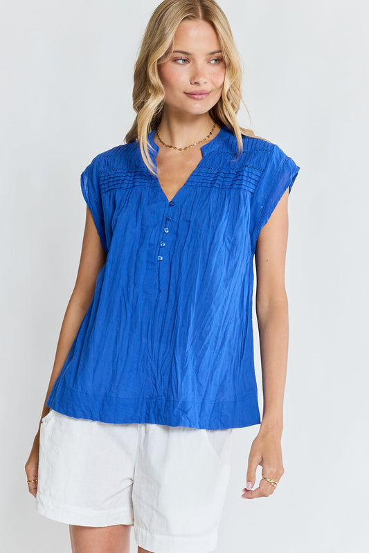LulaLife Marilyn Top (Azure)