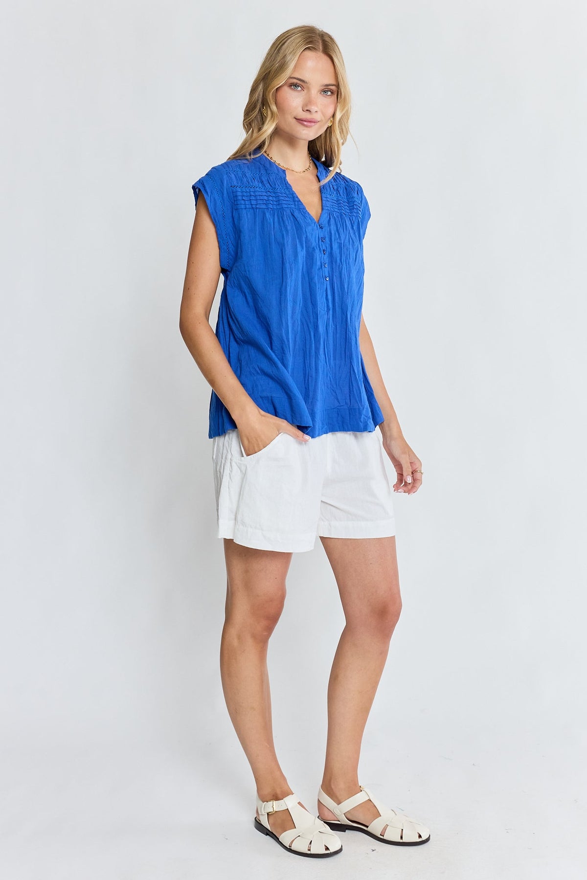 LulaLife Marilyn Top (Azure)