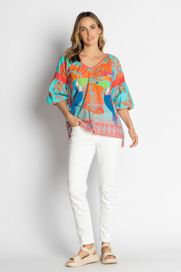 LulaLife Marquita Top (Lagoon)