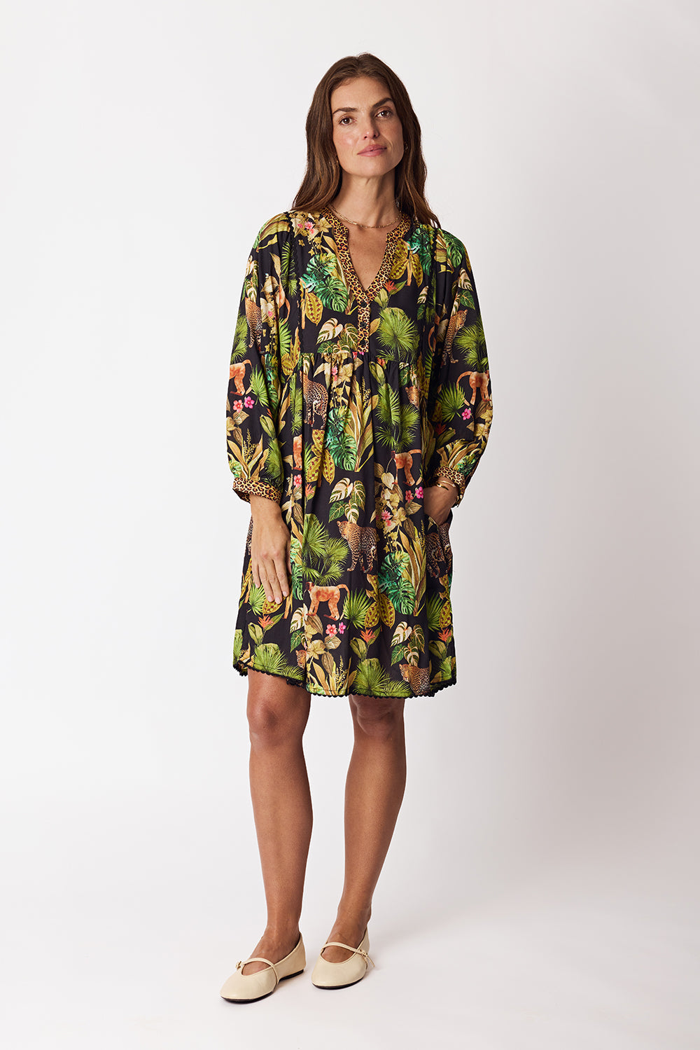 Image of Dresses. Product name - LulaLife Midnight Safari Dress in Dress colour by brand - Lulalife