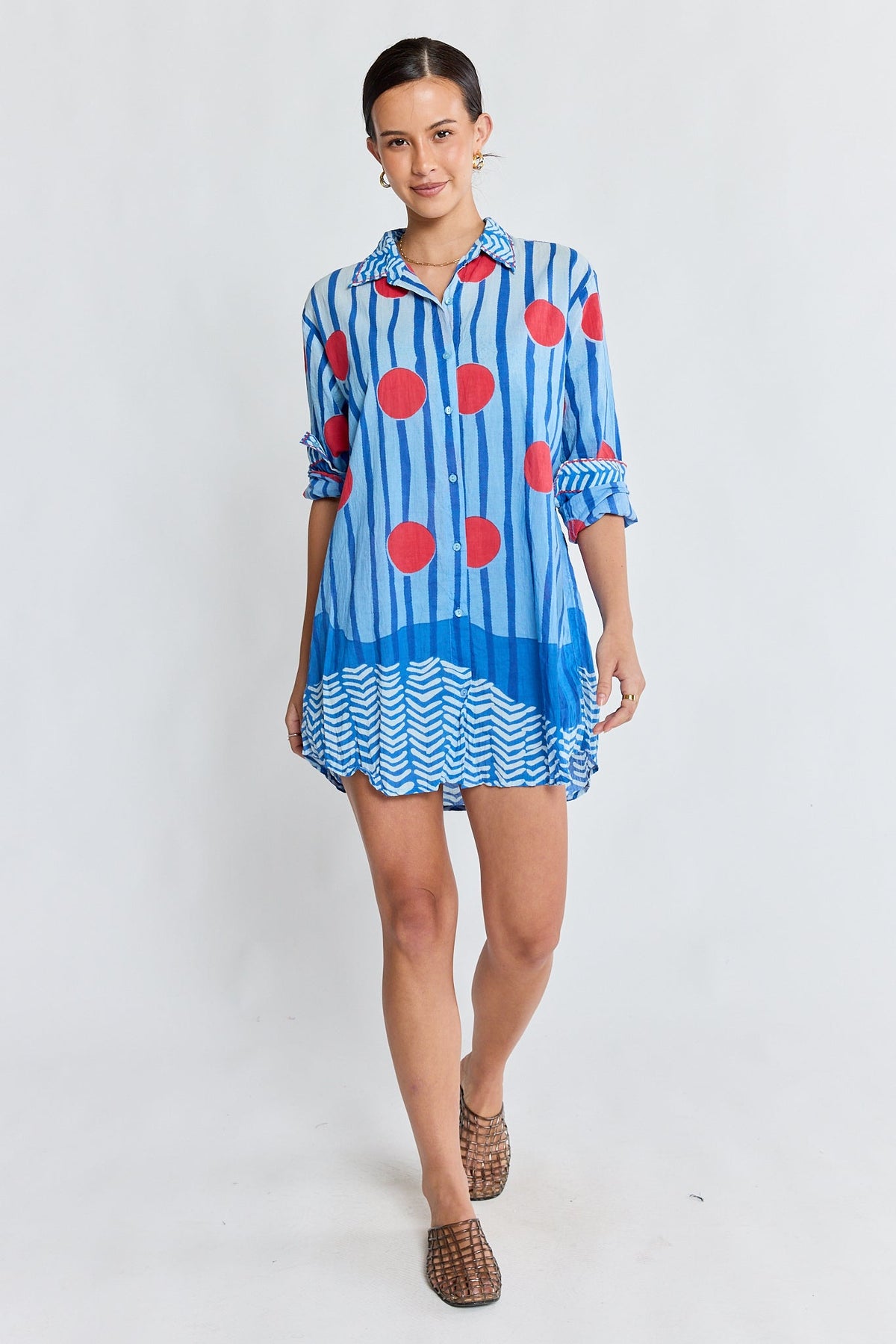 Image of Dresses. Product name - LulaLife Otis Shirtmaker in Shirtmaker colour by brand - Lulalife