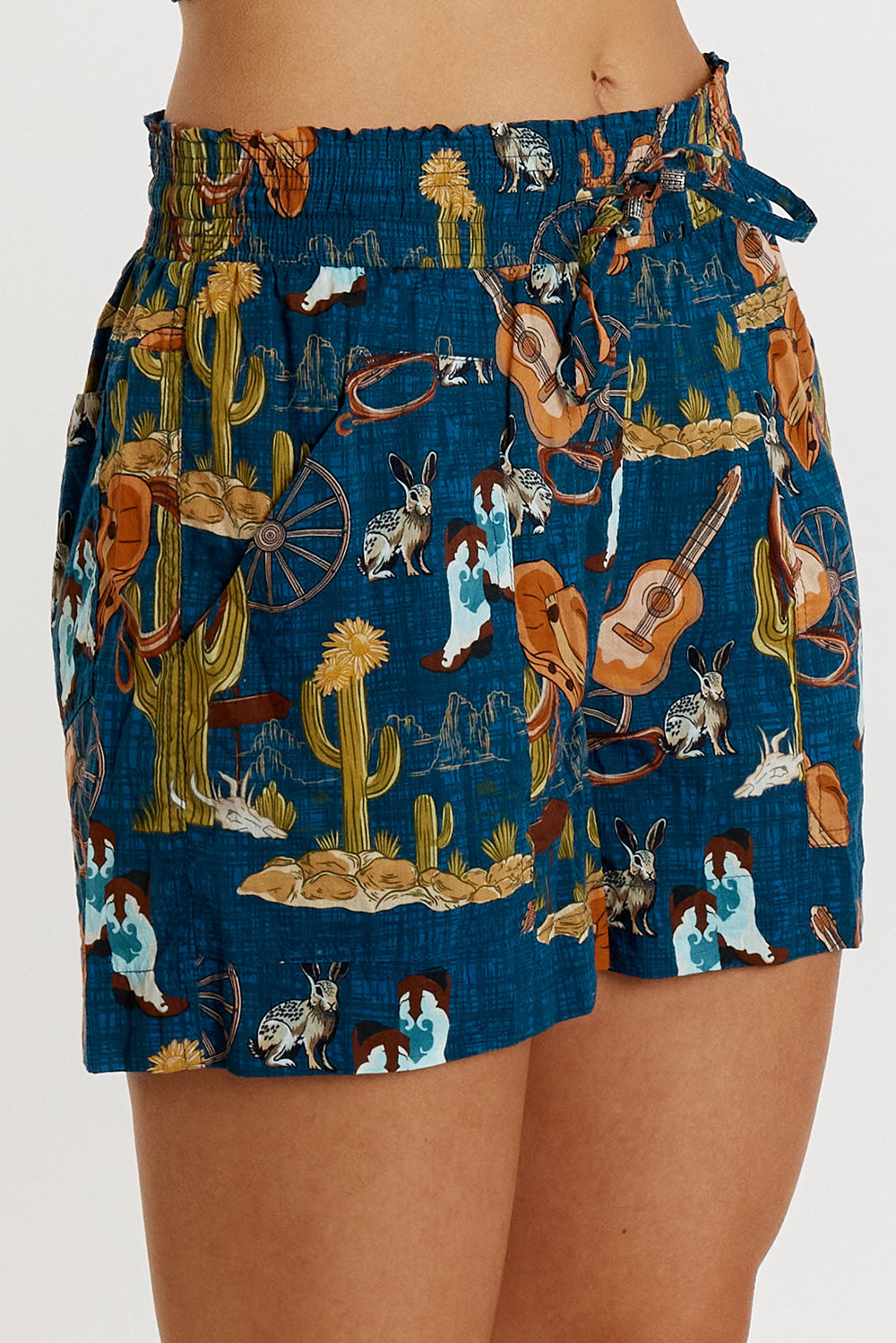 LulaLife Prairie Short (Navy)