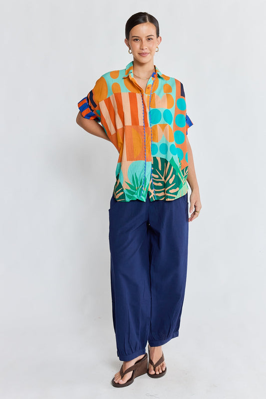 LulaLife Rhea Shirt (Flame)