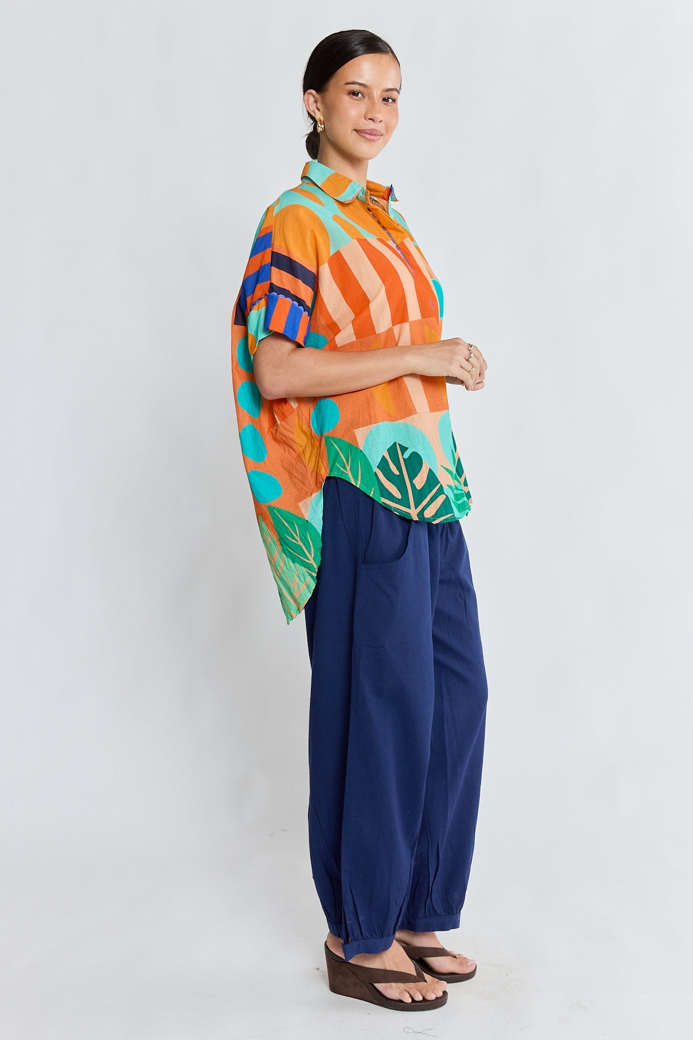 LulaLife Rhea Shirt (Flame)