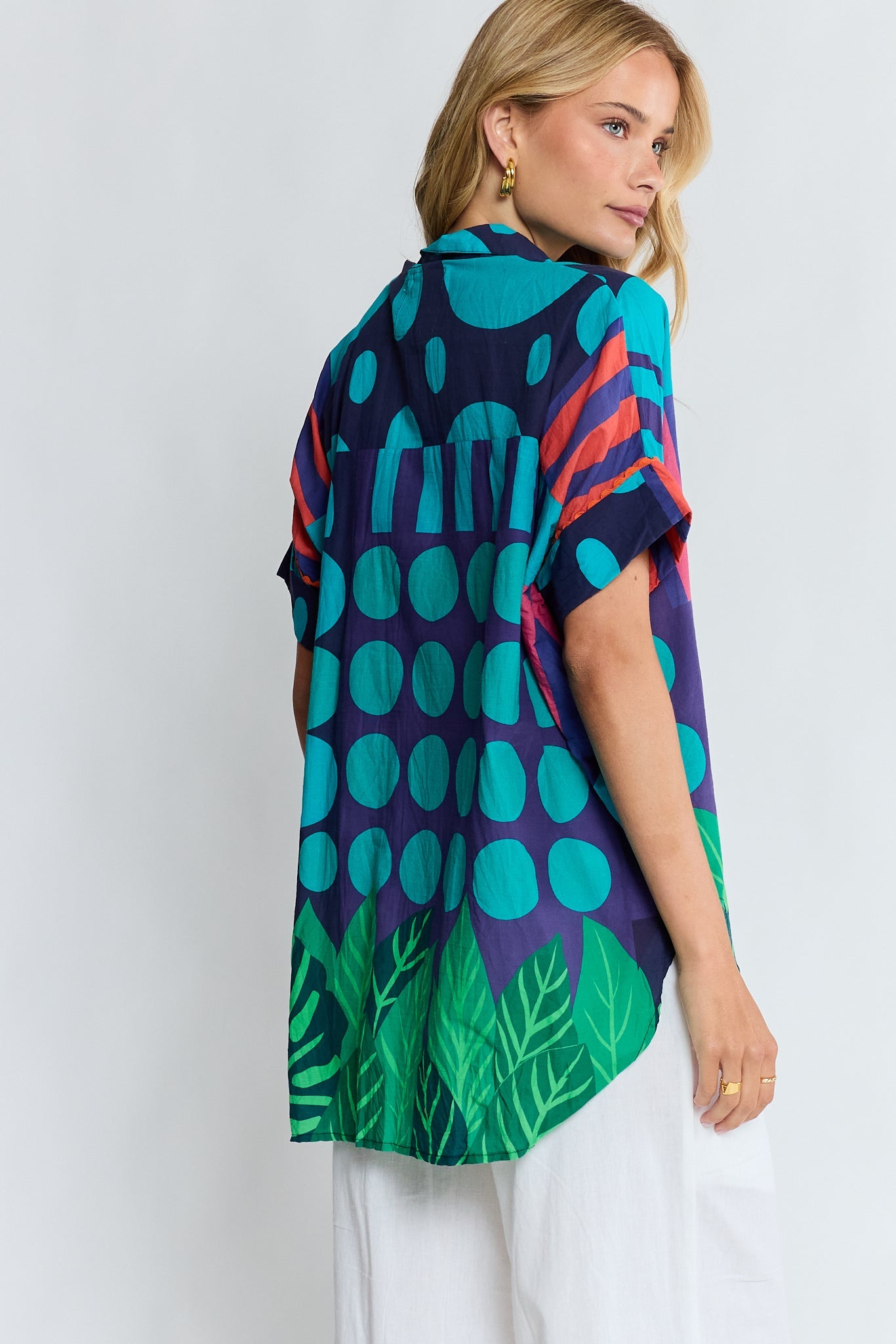 LulaLife Rhea Shirt (Navy)