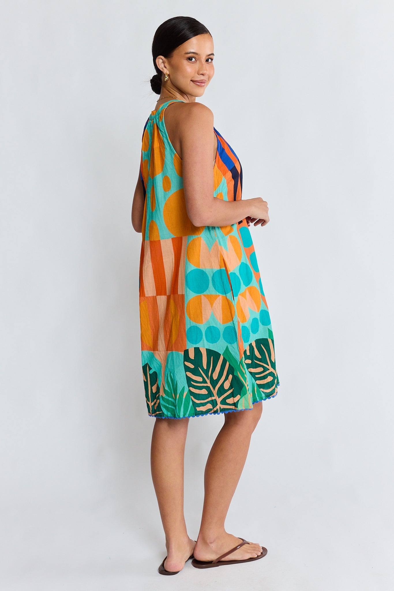 LulaLife Rhea Sundress (Flame)
