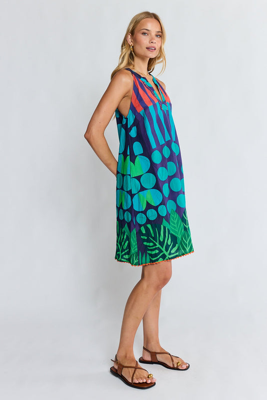 LulaLife Rhea Sundress (Navy)
