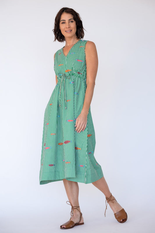 Image of Accessories. Productname: LulaLife Sardine Tie Midi Sea Stripe in Stripe colour by brand - LulaLife