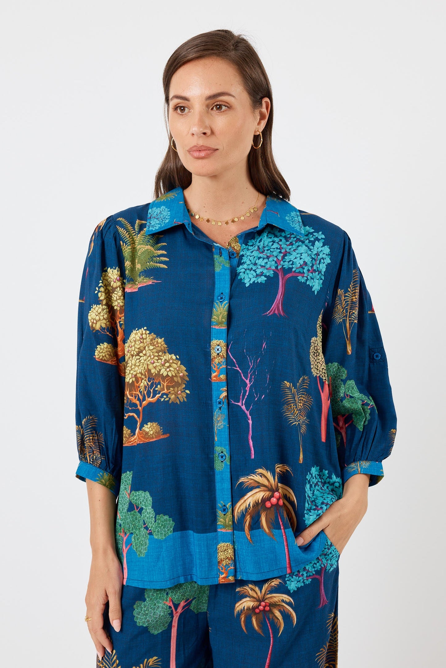 LulaLife Wanda Shirt (Navy)