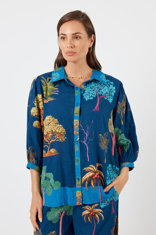 LulaLife Wanda Shirt (Navy)
