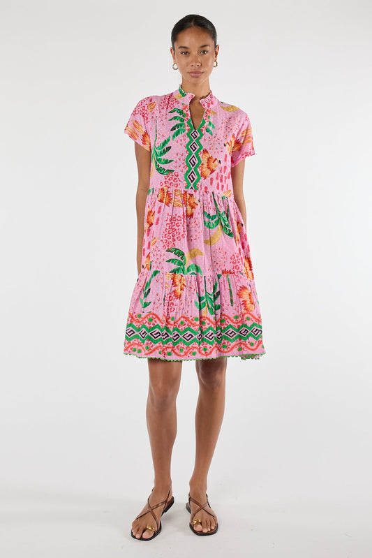 Image of Dresses. Product name - PRE SALE | LulaLife Yasmin Dress Musk in Musk colour by brand - Lulalife