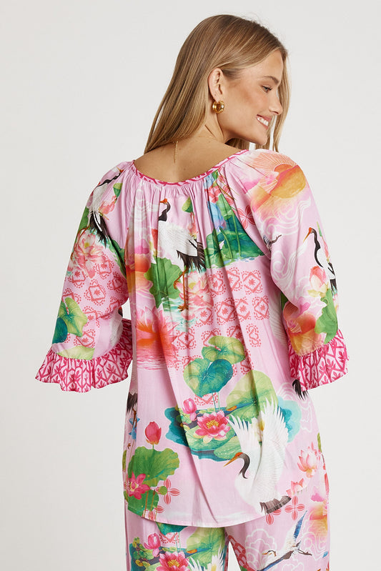 LulaLife Akiko Top (Orchid)